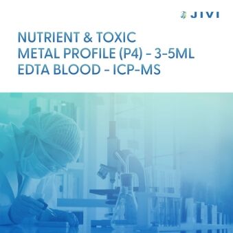 Nutrient & Toxic Metal Profile (P4) – <small>3-5ml EDTA Blood – ICP-MS</small>